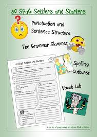 50 Language Skills Settlers And Starters Teach In A Box Sentence Structure Vocab Grammar Resources