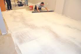 Tile Subfloor Thickness Deflection Installing Electric Radiant Heat Pouring Self Leveling Mortar Leveling Flattening How To Lay Tile Flooring Tile Remodel