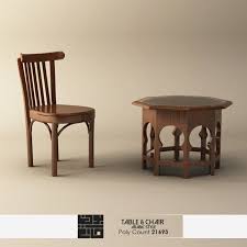 Realistic Arabic Style Table And Chair Model 3d Furniture Model 3d 3dmodel 3ddesign 3dsmax Arabic Chair Deco Model Table Style Table And Chairs Table
