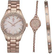 Tradesy is trusted for new and preowned. Jennifer Lopez Women S Crystal Watch Bracelet Set Crystal Watches Bracelet Watch Fashion Watches