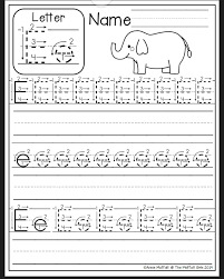 Letter E Worksheet Alphabet Writing Practice Alphabet Worksheets Kindergarten Kindergarten Worksheets