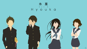 Hyouka Chitanda Eru Oreki Houtarou Ibara Mayaka Fukube Satoshi Wallpaper Resolution 1920x1080 Id 437313 Wallha Com