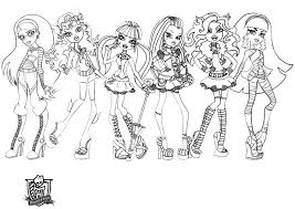 Ausmalbilder Monster High 29 Monster High Ausmalbilder