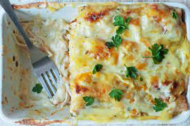 Skinny White Chicken Enchiladas