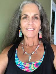 Abstract Floral Polymer Clay Earrings