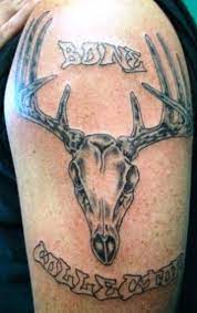 The bone collector is a 1999 american crime thriller film directed by phillip noyce and starring denzel washington and angelina jolie.it was produced by martin bregman. Bone Collector Deer Skull Tattoo On Left Bicep
