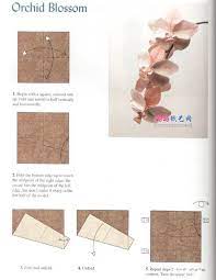 Origami Orchid Actual Part 1 Other Part 1 Part 3 Origami Orchid Origami Orchid Instructions Origami Diagrams