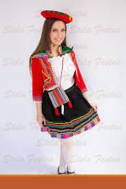 Peruana Traje Tipico Original Stela Festas Aluguel E Venda De Fantasias Acessorios E Artigos De Festa