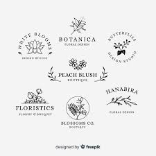 Collection Of Wedding Florist Logos Free Free Vector Freepik Freevector Logo Flower Wedding Wed In 2020 Florist Logo Flower Logo Design Wedding Florist Logo