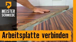 Mit dem arbeitsplatten konfigurator von ikea planst du ganz einfach deine neue individuelle küchenarbeitsplatte nach maß. Arbeitsplatten Verbinden Hornbach Meisterschmiede Youtube