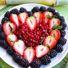 These easy but delicious desserts and get your friends together for a valentine's day potluck and go ahead and order some of these treats. Healthy Fruit Heart For A Valentine S Day Treat Crafty Morning