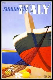 Vintage Travel Poster Italy By Shan Maree Hall Ballester Vintage Travel Posters Travel Posters Italy Poster