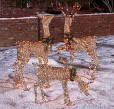 Grapevine Deer Lawn Ornaments Christmas Outdoor Yard Decorations 3 Piece Prelit Yar Outdoor Holiday Decor Outdoor Christmas Decorations Yard Outdoor Christmas