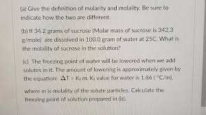 Difference Between Molarity And Molality | Compare The Difference Between  Similar Terms