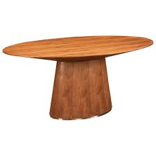Its inviting oval shape seats up to six comfortably. Moe S Home Collection Otago Contemporary Oval Pedestal Table Fashion Furniture Dining Tables
