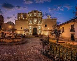 Imagen de Church of Belen Cajamarca at night
