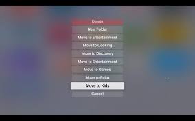 It is a blue rectangle with three white lines in the shape of an a. How To Work With Apple Tv Folders For An Organized View Appletoolbox