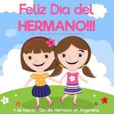 Este 4 de marzo es el día del hermano en argentina, pero en el mundo entero se celebra el 5 de septiembre. Feliz Dia Del Hermano En Argentina Tarjetas Imprimibles Facebook