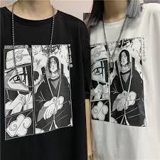 Itachi Uchiha Man Summer T Shirt Short Sleeve O Neck Oversized Clothes 2019 Naruto Print Anime Couple Fashion In 2020 Anime Shirt Print T Shirt Anime Inspired Outfits