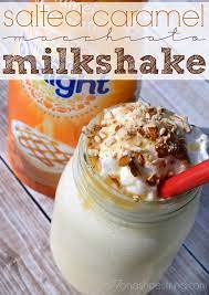 Salted Caramel Macchiato Milkshake Recipe International Delight Idelight Spon Recipe Salted Caramel Coffee Milkshake Caramel Macchiato