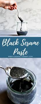 Black Sesame Paste Recipe Blacksesame Easyrecipes Black Sesame Paste Black Sesame Black Sesame Dessert