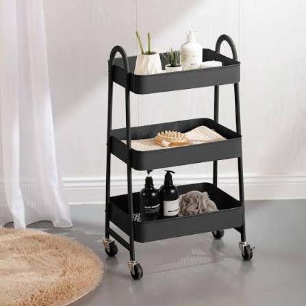 3 Tier Metal Storage Trolley