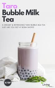 Taro Bubble Milk Tea How To Make Authentic Taro Milk Tea At Home Recipe Milk Tea Recipes Bubble Milk Tea Boba Tea Recipe