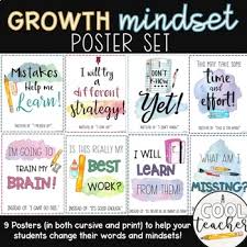 9 Growth Mindset Posters To Help Your Students Change Their Words And Mindsets I Have Up Growth Mindset Posters Growth Mindset Quotes Growth Mindset Classroom