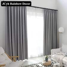 Since these window treatments can be expensive, there are many ways you can embellish plain curtains to make them more interesting. Solid Plain Blackout Curtains For Window Curtains For Bedroom The Living Room Kitchen Curtain Decoration Fabric Blinds The Cloth Curtains Aliexpress