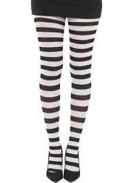 Black And White Striped Tights Horizontal Twickers Stripy Tights Muoti Kauneus
