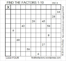 Crossword puzzles are for everyone. Logic Puzzles Find The Factors