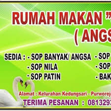 Dengan warna dominan khas warung makan, merah. Warung Makan Sop Banyak Angsa Dosenviral Twitter