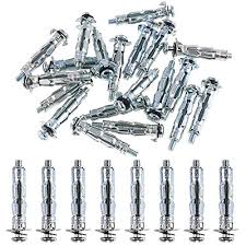 One bracket screws directly into the piece of furniture; Glarks 30pcs 4x32mm Heavy Duty Zinc Plated Steel Molly Bolt Hollow Drive Wall Anchor Screws Set For Drywall Plaster And Tile M4x32 Buy Online In Belize At Belize Desertcart Com Productid 94643034