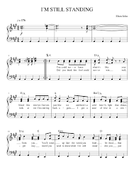 Maybe you would like to learn more about one of these? I M Still Standing Sheet Music For Piano Solo Musescore Com