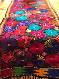 Handwoven Table Runner Mexican Table Runner Embroidered Etsy In 2020 Mexican Table Runner Table Runners Hand Weaving