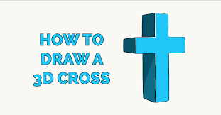 Just one week left to submit your interdimensional vr avatar or gallery space! How To Draw A 3d Cross Really Easy Drawing Tutorial