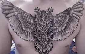 Bird Tattoos For Guys On Chest 125 Best Owl Tattoos For Men Cool Designs Ideas 2020 Guide Owl Tattoo Chest Mens Owl Tattoo Owl Tattoo