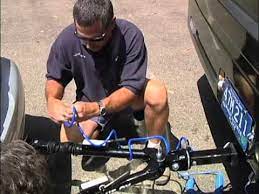 Blue ox tow bar setup. Rv How To Blue Ox Tow Hitch Youtube