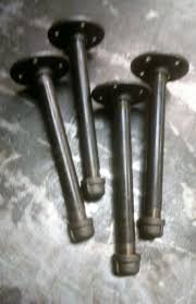 All of the sizes are for standard coffee table height of 40cm. Industrial Black Pipe Table Legs For Coffee Table End Table Accent Table Circle City Metalworks