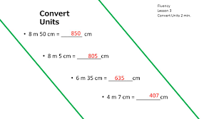 Convert from micrometres to centimetres. Module 2 Topic A Lesson 3 Metric Unit Conversions Ppt Video Online Download