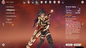 Eula Song Of Broken Vs Wolf'S Gravestone Vs Serpent Spine Weapons Damage  Comparison - Youtube
