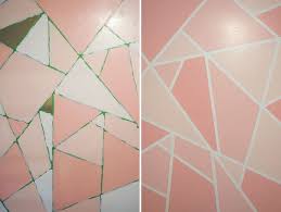 Black And White Geometric Wall Design Diy Geometric Paint Glitter Wall Diy Wall Painting Geometric Wall Paint Wall Paint Patterns