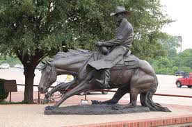 The statue of a man on a horse in seville square , spain, europe. Statue Of Man Riding Horse The Portal To Texas History