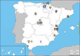 The la liga ranks its teams with highest rank club with the base of points. Map Of La Liga 20 21 Teams Troll Football
