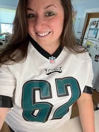 Philadelphia Eagles Fan Shows Team Spirit at Work
