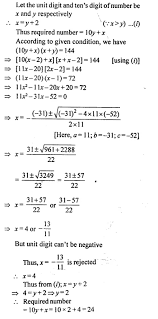 Selina Concise Mathematics Class 10 Icse Solutions Chapterwise Revision Exercises A Plus Topper Chapter Wise Quadratics Mathematics Quadratic Equation