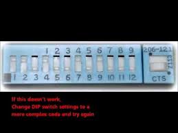 Check spelling or type a new query. Programming Genie Gm3t Bx Master Remote With Dip Switches Youtube