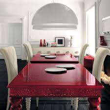 Red dining room sets make it easy to spice up your kitchen or dining area. Red Dining Table Houzz
