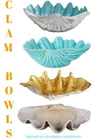Large clam shell bowl decor balls. Shop Faux Clam Shell Bowls Giant Clam Shell Clam Shell Shells