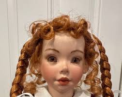 DOLL Porcelain, NEEDS to Be RESTUNG, Small Doll, Memories, Gift, Prop,  Daysgonebytreasure